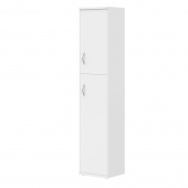 Шкаф колонка с глухой малой и средней дверьми СУ-1.8(R) Белый 406x365x1975