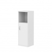 Шкаф колонка с глухой малой дверью СУ-2.1(R) Белый 406x365x1200