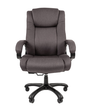 Офисное кресло CHAIRMAN 410 ткань SX серая (черный пластик)