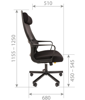 Офисное кресло CHAIRMAN 590 черное