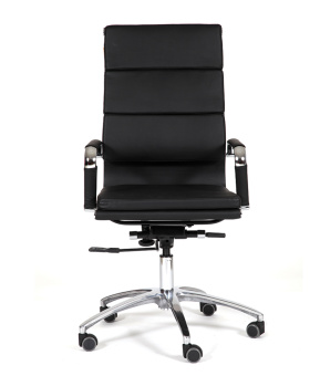 Кресло для руководителя CHAIRMAN 750 Экокожа черная матовая