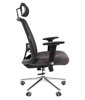 Офисное кресло CHAIRMAN 535 LUX ткань черный/черный