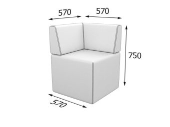 Kit-C Kit Секция угловая 570х570х750 кат. 1