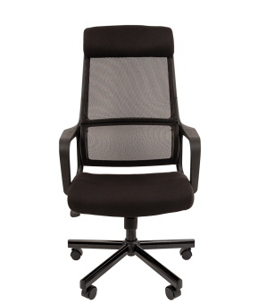 Офисное кресло CHAIRMAN 590 TW черный МЕТ