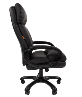 Офисное кресло CHAIRMAN 505 экопремиум черный (черный пластик)