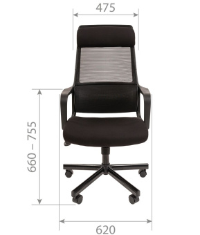 Офисное кресло CHAIRMAN 590 черное