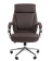 Офисное кресло CHAIRMAN 794 хром экокожа коричневая