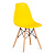 CINDY (дерево бук/металл/сиденье пластик, 45x51x82 см, Yellow (Желтый))