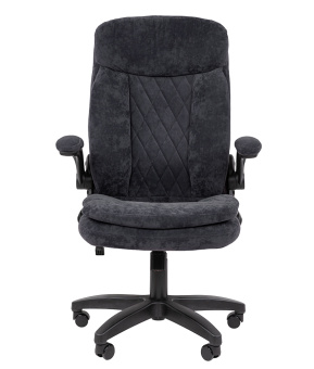 Кресло CHAIRMAN HOME 533 ткань S темно-серый