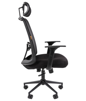 Офисное кресло CHAIRMAN 535 BLACK ткань черный/черный