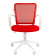 Офисное кресло CHAIRMAN 698 белый пластик TW-19/TW-69 красный
