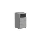 Тумба приставная SC-3D.1 Серый 407х450х760