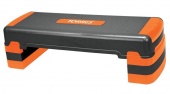 Степ-платформа TORRES арт.AL1023, три уровня, 90см*34см*15/20 и 25 см, оранжево-черный