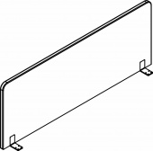 Экран акустический XAFP 1660.1 Синий C-06 1600х30х600 RAND Acoustic