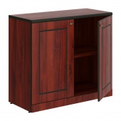 Шкаф с глухими малыми дверьми LLC 90.1 Темный каштан 900x400x800
