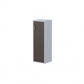 Шкаф колонка с глухой дверью СУ-2.3(R) Венге Магия/Металлик 406x365x1200