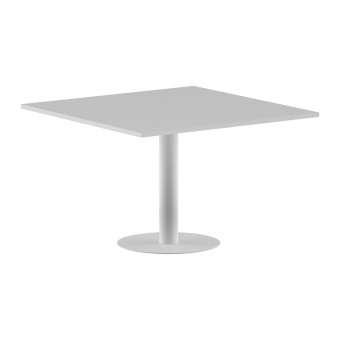 Конференц стол ПРГ-6 Белый/Белый 1200x1200x750