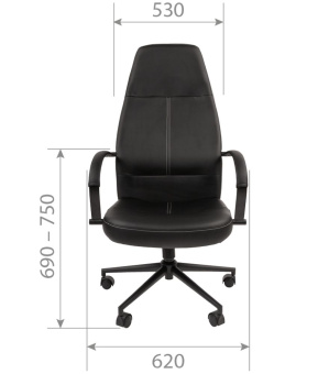 Офисное кресло CHAIRMAN 940 экопремиум черная