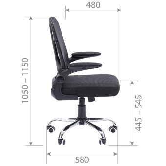 Офисное кресло CHAIRMAN CH650 черный