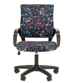 Кресло CHAIRMAN KIDS 103 LT BLACK ткань GAME