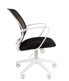Офисное кресло CHAIRMAN 698 белый пластик TW-11/TW-01 черный