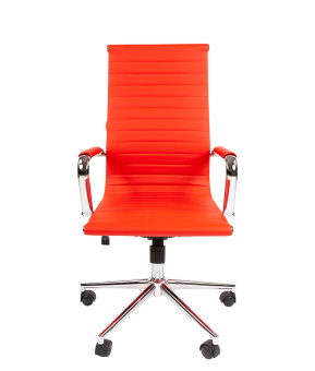 Офисное кресло CHAIRMAN 755 экопремиум красный