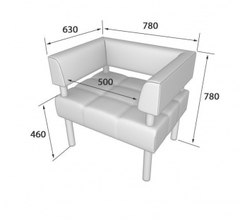 Bu1-2 BUSINESS Кресло 780x630x780 кат.1 экокожа