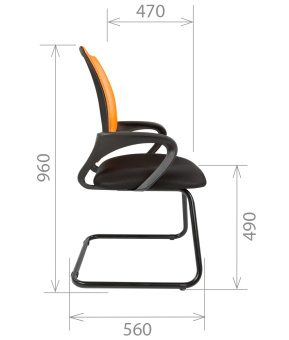 Офисное кресло CHAIRMAN 696 V TW-05 синий