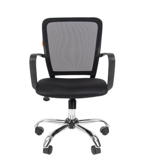 Офисное кресло CHAIRMAN 698 CHROME TW-01 черный
