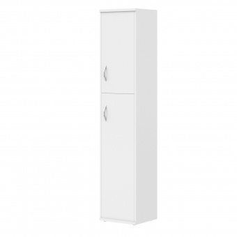 Шкаф колонка с глухой малой и средней дверьми СУ-1.8(R) Белый 406x365x1975