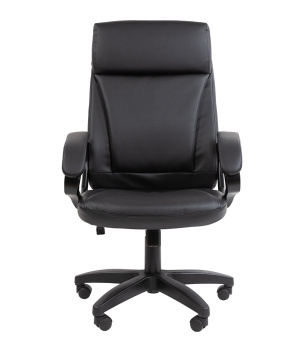 Офисное кресло CHAIRMAN 794 LT чер.пласт экокожа черная