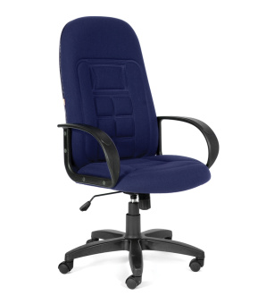 Кресло для руководителя CHAIRMAN 727 C Ткань стандарт 10-362 синяя