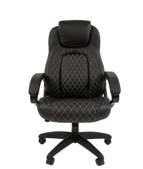 Офисное кресло CHAIRMAN 432 экопремиум черный