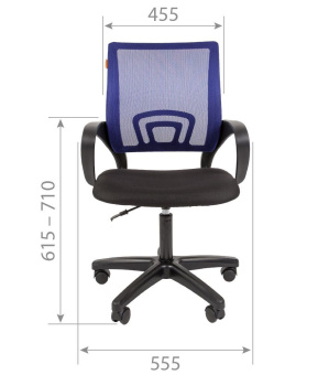 Офисное кресло CHAIRMAN 696 LT TW-04 серый