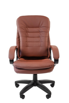 Офисное кресло CHAIRMAN 795 LT PU коричневый 