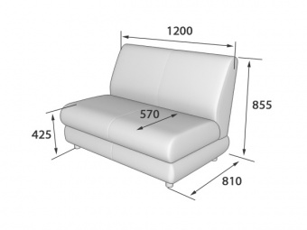 М2 MATRIX Секция 2х-местный 1200х810х855 кат.1