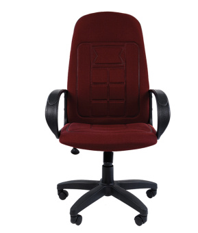 Кресло для руководителя CHAIRMAN 727 C Ткань 10-361 бордо