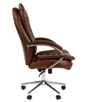 Офисное кресло CHAIRMAN 795 кожа коричневая Bruno N
