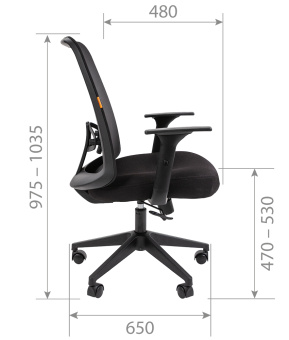 Офисное кресло CHAIRMAN 535 LT ткань