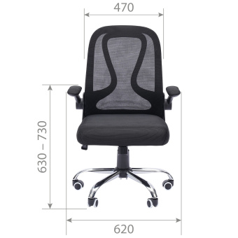 Офисное кресло CHAIRMAN CH650 черный