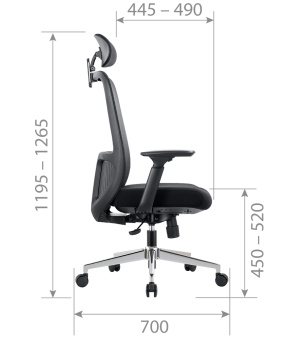 Офисное кресло CHAIRMAN 581 черный