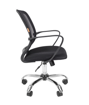 Офисное кресло CHAIRMAN 698 CHROME TW-01 черный