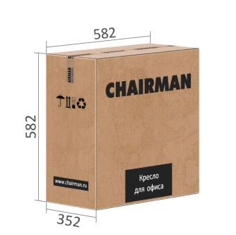 Офисное кресло CHAIRMAN 699 TW серый 