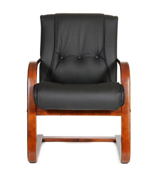 Офисное кресло CHAIRMAN 653V черная кожа