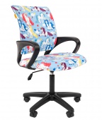 CHAIRMAN KIDS 103 LT BLACK ткань единороги