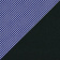 Сетчатый акрил TW-05 синий / Ткань стандарт 15-21 черный