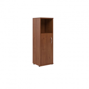 Шкаф колонка с глухой малой дверью СУ-2.1(L) Орех Французcкий 406x365x1200